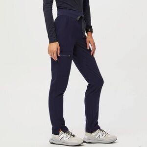 FIGS High Waisted Yola Skinny Scrub Pants XS in Navy
